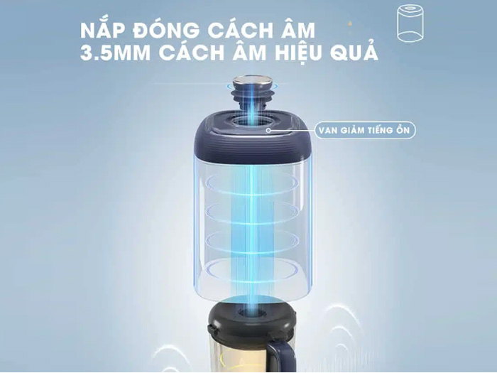 Máy xay nấu đa năng cách âm Bear PBJ-B06S2