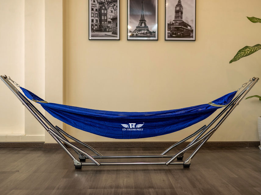 Võng xếp inox Crom Tín Thành Phát VI-01
