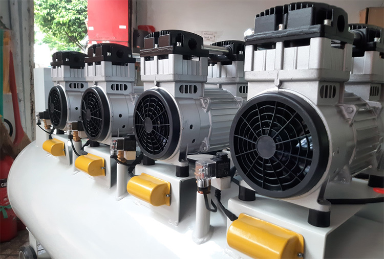 Máy nén khí không dầu, giảm âm Pegasus TM-OF1100x4-330L (6HP)