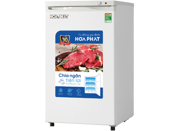 Tủ đông đứng Hòa Phát 106 lít 4 ngăn HPF UAH6106