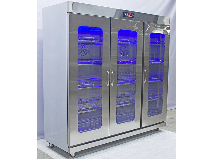 Tủ sấy bát cánh kính 1800L 2 lớp quạt gió FSMDLTSBQG-3CK2L