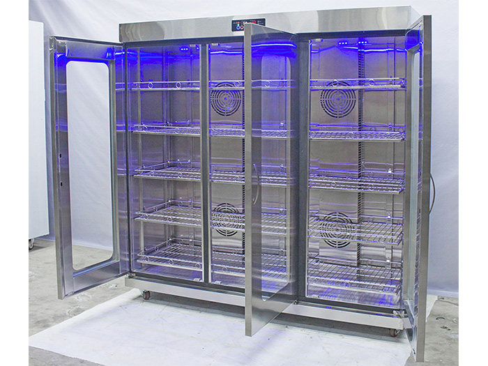 Tủ sấy bát cánh kính 1800L 2 lớp quạt gió FSMDLTSBQG-3CK2L