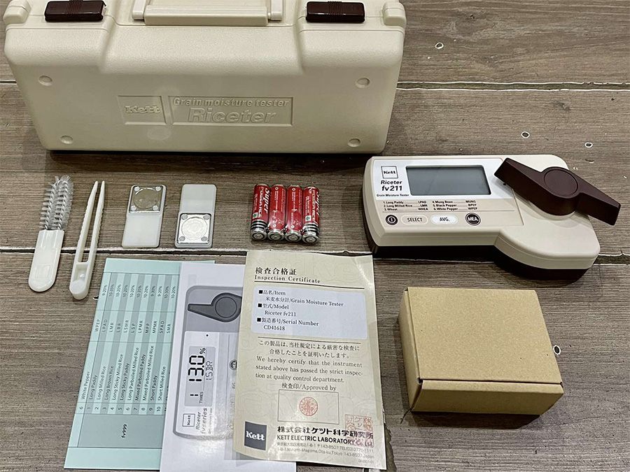 Máy đo độ ẩm lúa gạo Kett Fv211