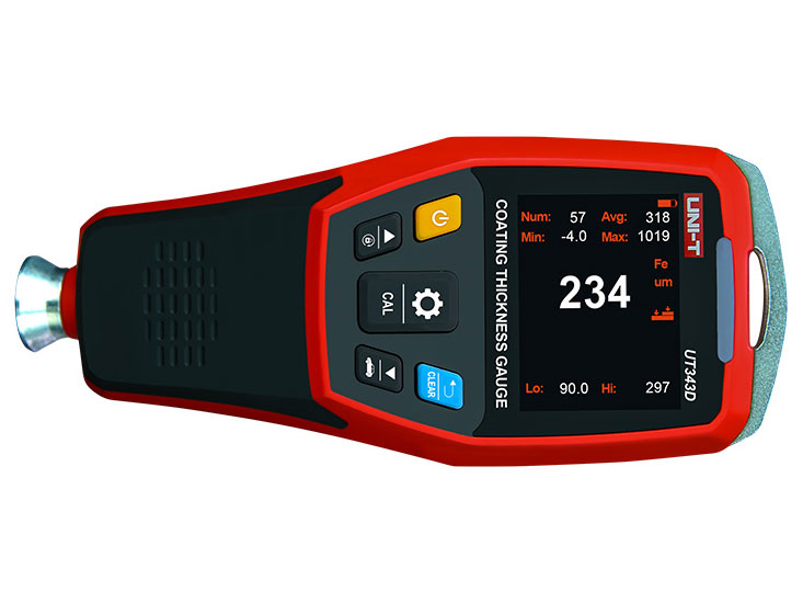 Máy đo độ dày lớp phủ UNI-T UT343D (0 - 1.250 μm)