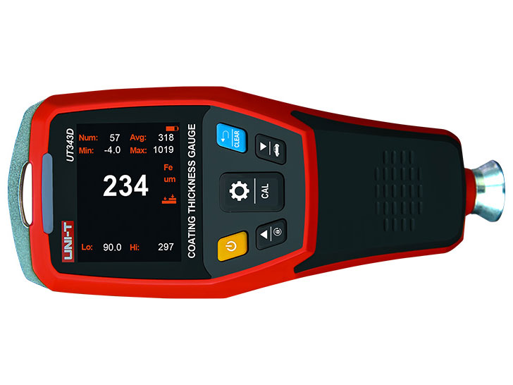 Máy đo độ dày lớp phủ UNI-T UT343D (0 - 1.250 μm)