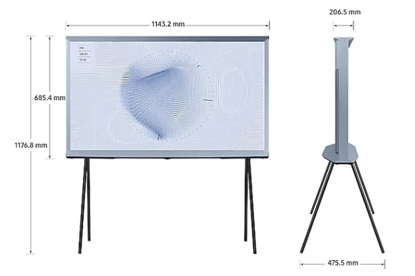 Smart Tivi The Serif Samsung 4K 50 inch QA50LS01BBKXXV (màu xanh)