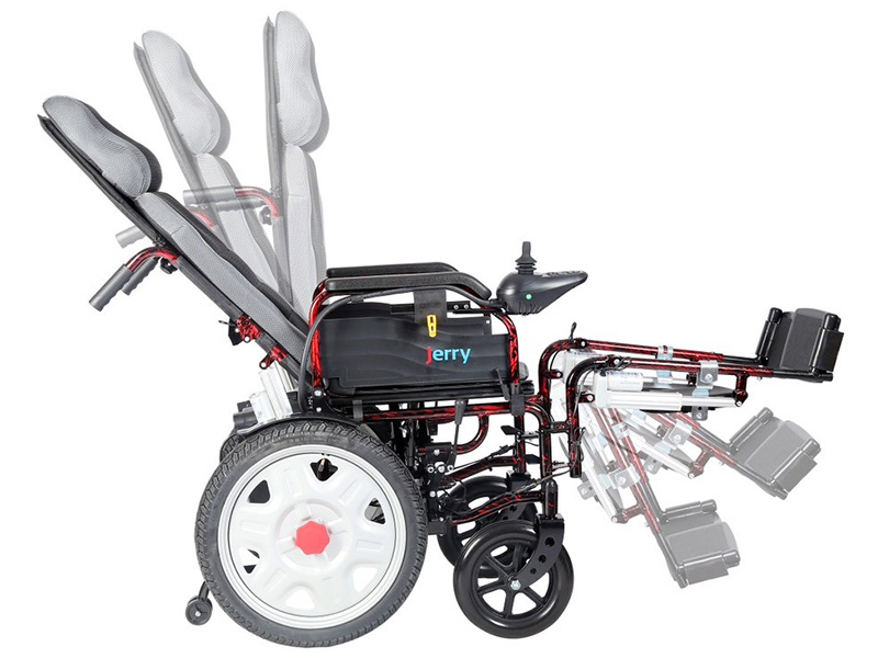 Xe lăn điện tự động ngả nằm Jerry 1803X/JRWD1803x-QS20