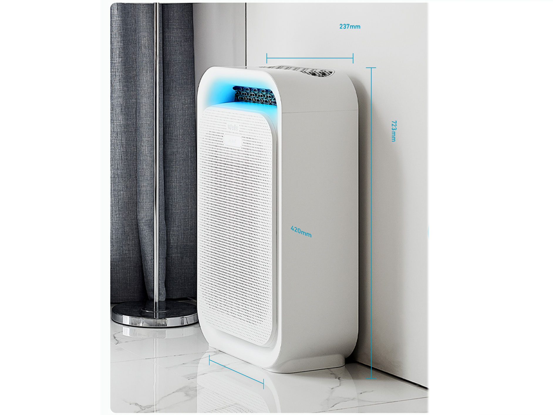 Máy lọc không khí Wells AL315AWA (51m2)