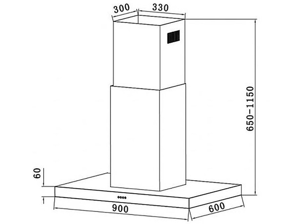 Máy hút mùi Tomate TOM 4203