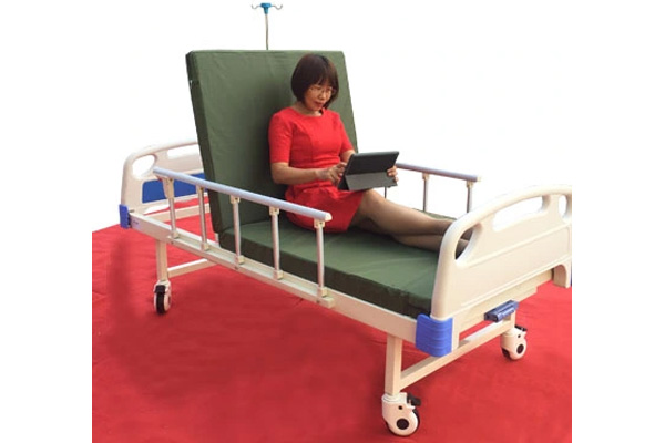 Giường bệnh nhân 1 tay quay kín Lucass GB-C1 (GB-1A)