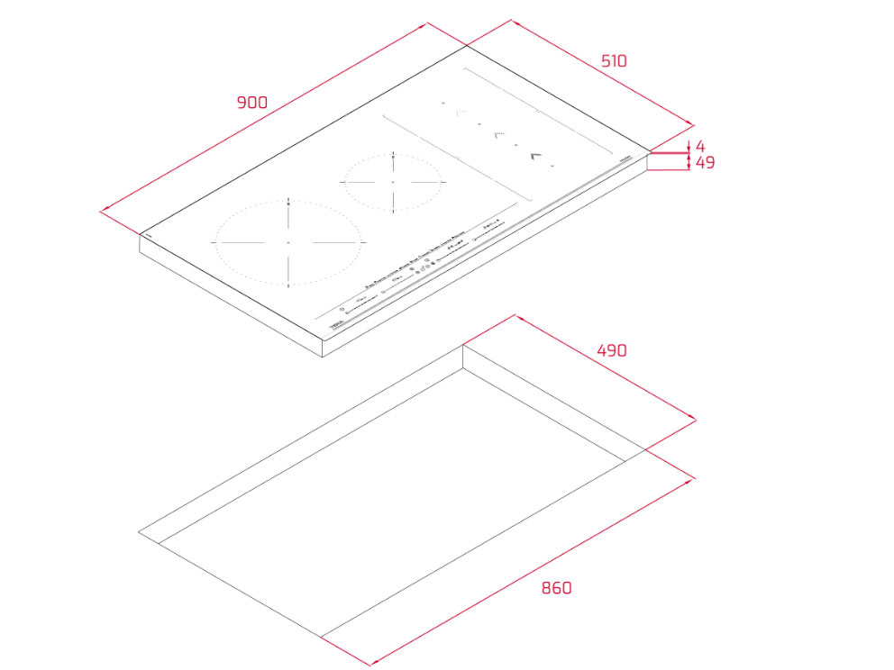 Bếp từ Teka 5 vùng nấu IZS 96700 MST BK - META.vn