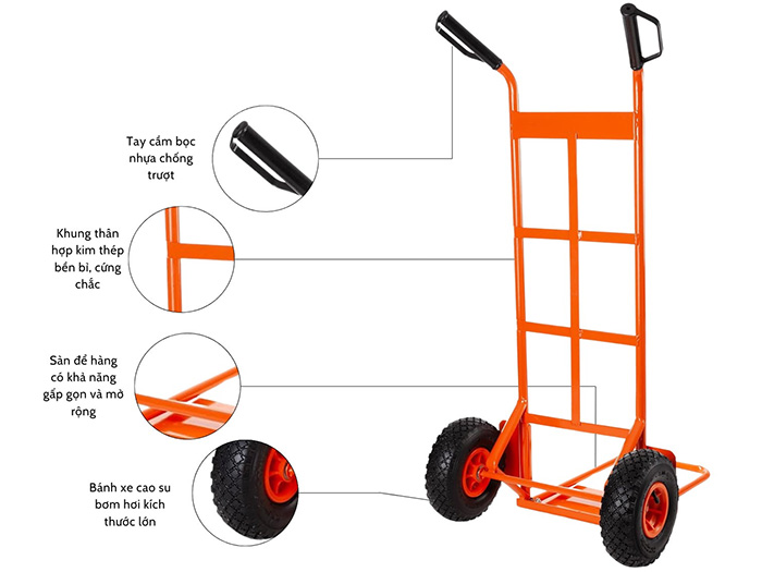 Xe đẩy hàng 2 bánh Black&Decker BXWT-H302