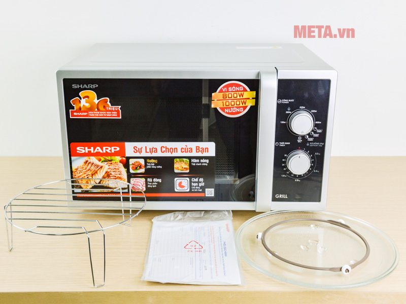 Lò vi sóng có nướng Sharp R-G322VN-S