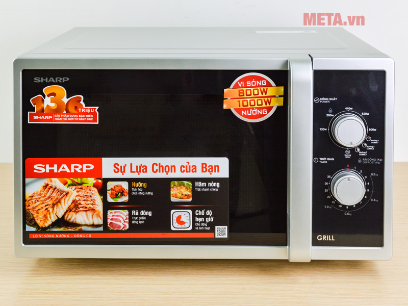 Lò vi sóng có nướng Sharp R-G322VN-S