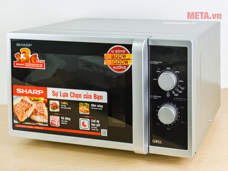 Lò vi sóng có nướng Sharp R-G322VN-S