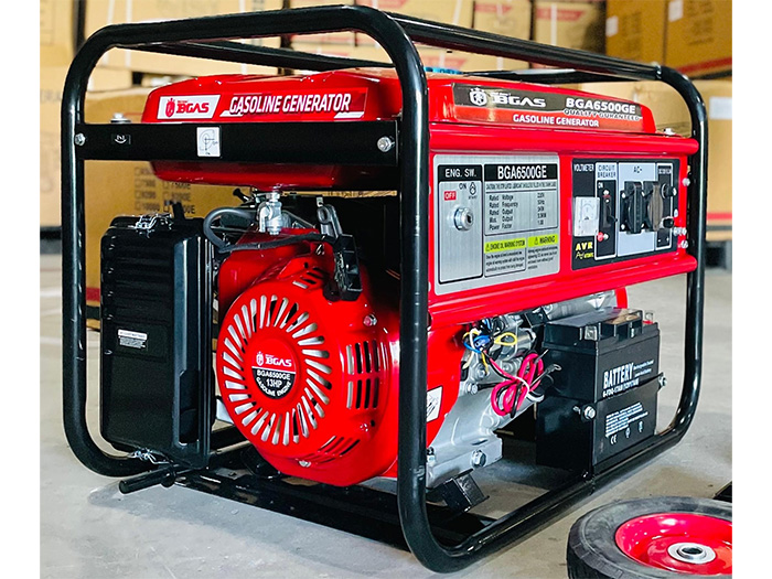Máy phát điện chạy xăng BGAS BGA6500GE