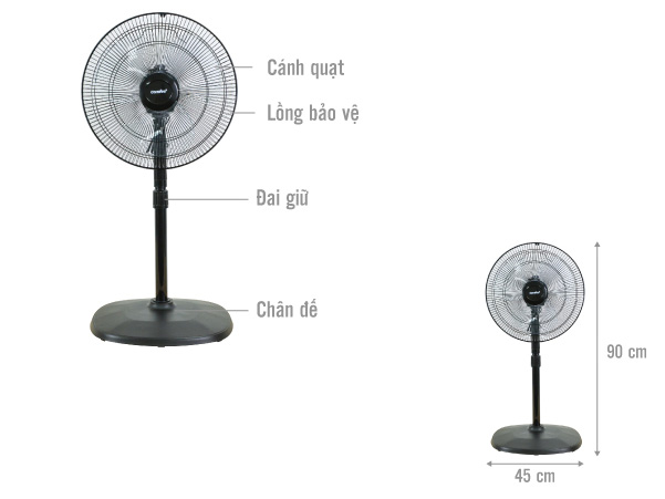 Quạt lửng Comfee CF-FF4019VEB