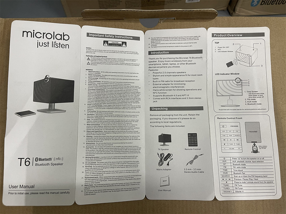 Loa vi tính Microlab T6 36W