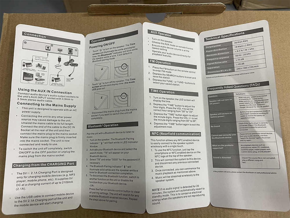 Loa vi tính Microlab T6 36W
