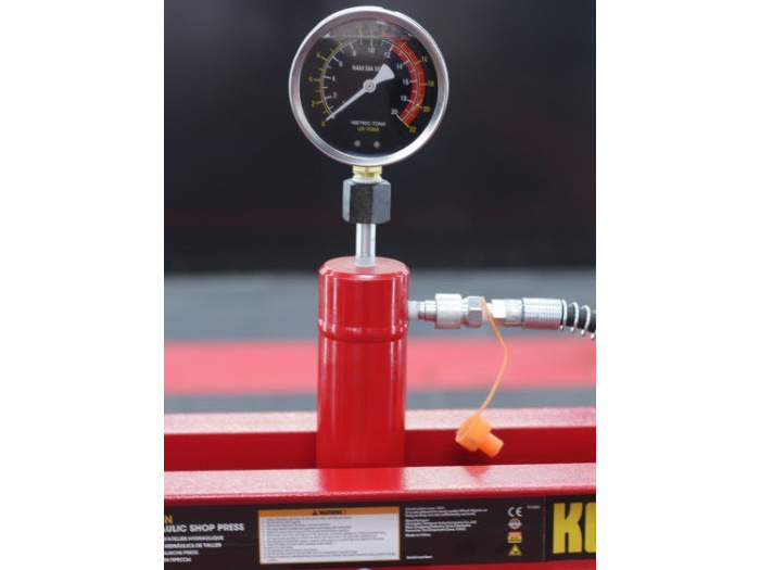 Máy ép thủy lực dùng tay TY12001 12 tấn có đồng hồ