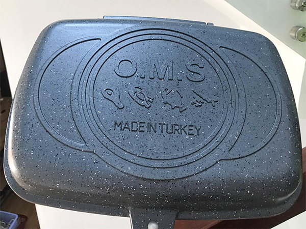 Chảo chiên nướng 2 mặt không dầu Eco Granite O.M.S 3215.00.12