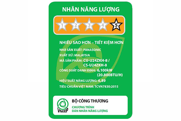 Điều hòa 1 chiều Panasonic Inverter 2.5HP CS-U24ZKH-8