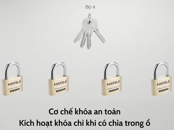 Ổ khóa Hafele 4 cái H76XW50XT18 482.01.976
