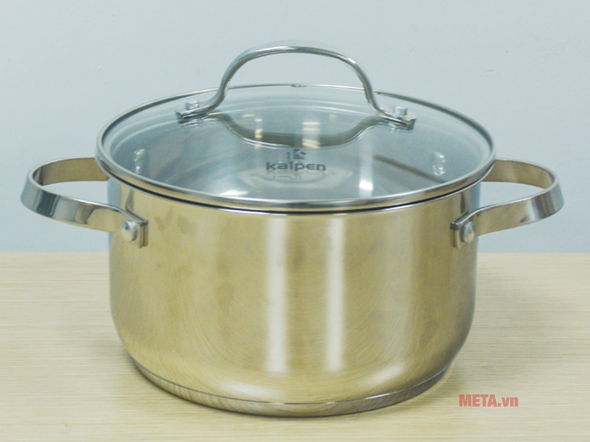 Bộ nồi inox 304 cao cấp 5 đáy Kalpen Lermat L1