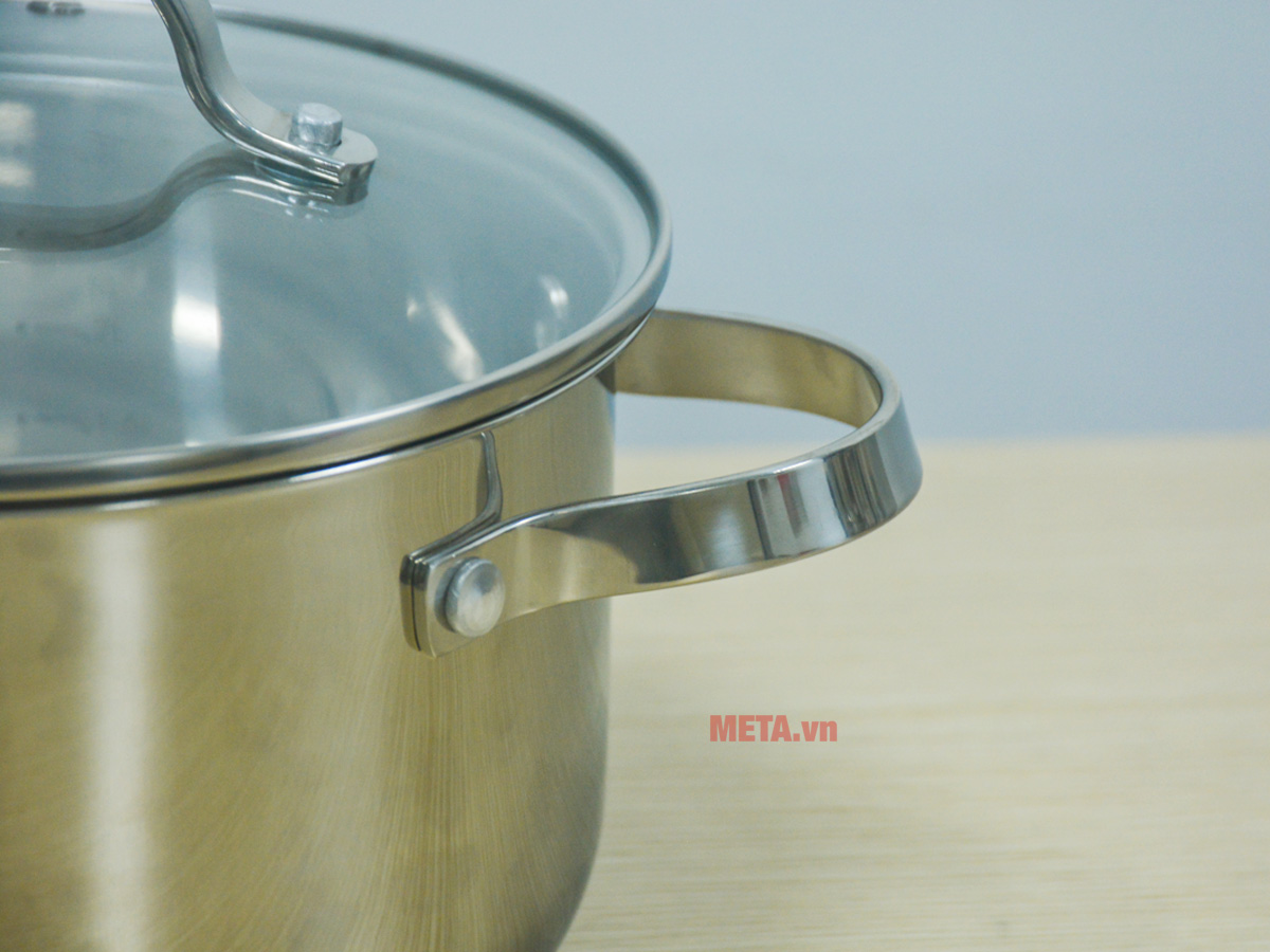 Bộ nồi inox 304 cao cấp 5 đáy Kalpen Lermat L1