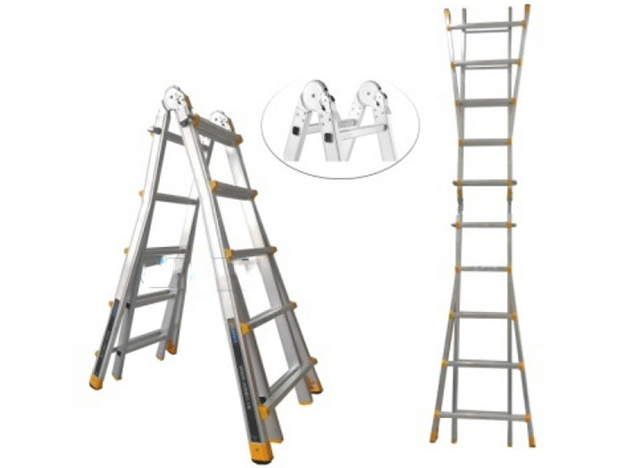 Thang nhôm gấp chữ A mở rộng Jumbo A405