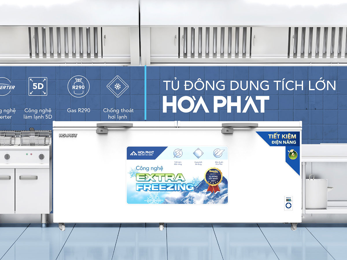 Tủ đông Hòa Phát 783 lít HPF-AD6783.1 (Điều khiển từ xa) - META.vn