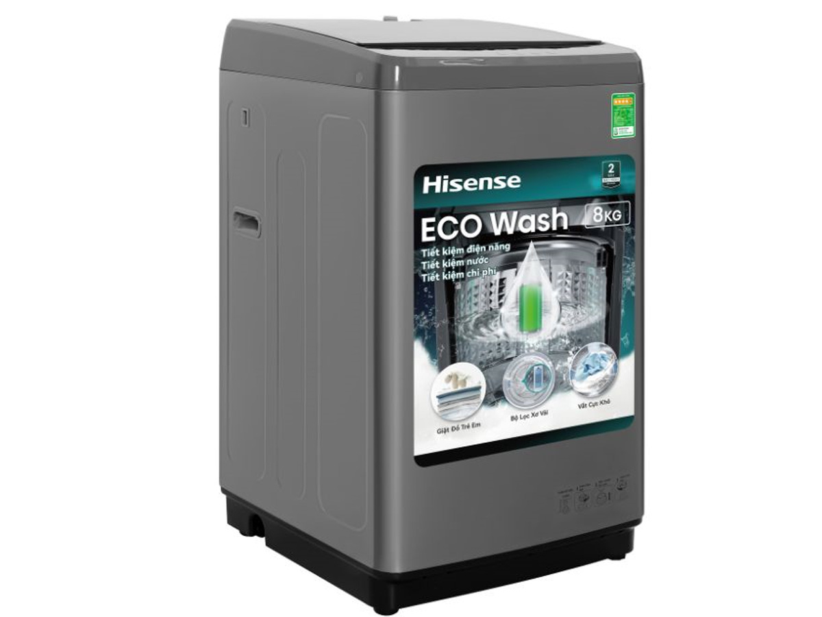 Máy giặt Hisense 8kg WTZQ8012UT