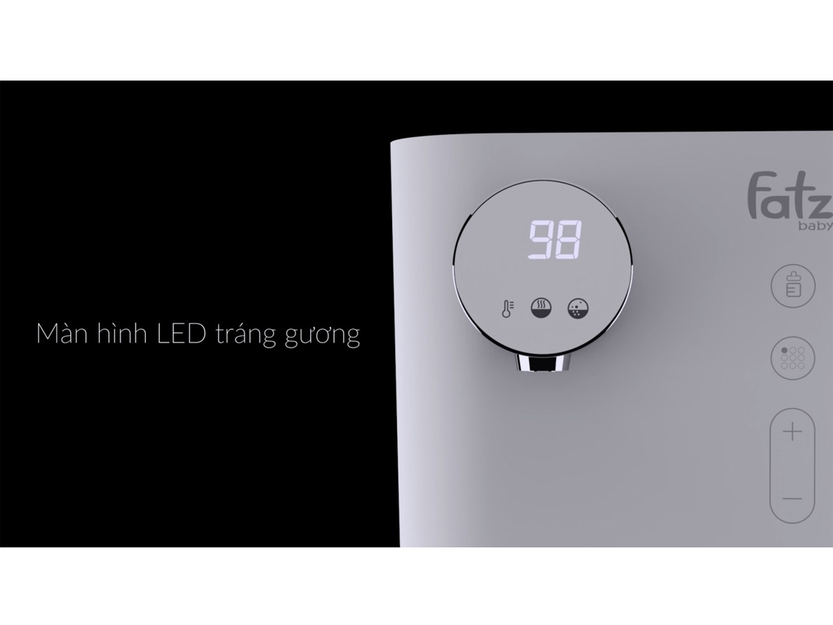 Bình đun và hâm nước pha sữa thông minh Fatzbaby SMART 3 FB3802MX