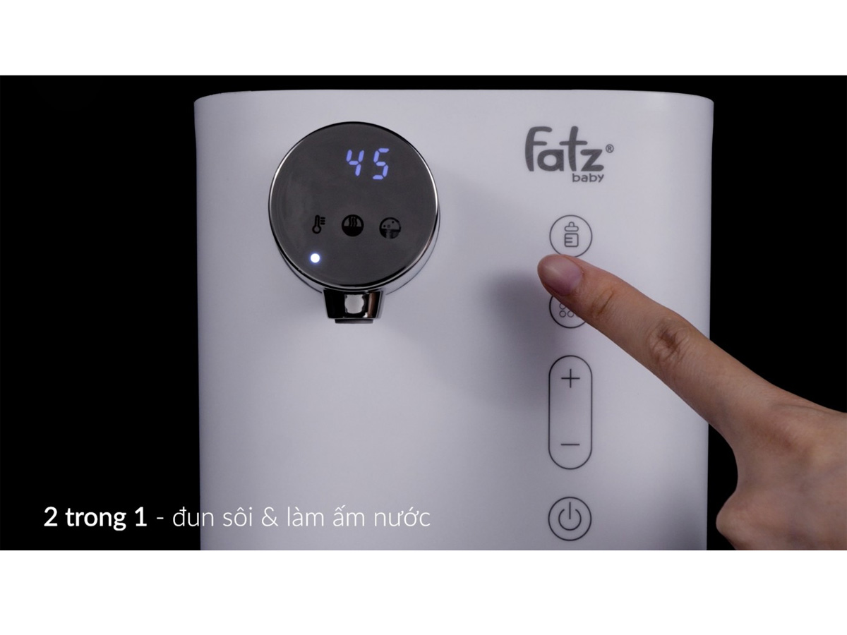 Bình đun và hâm nước pha sữa thông minh Fatzbaby SMART 3 FB3802MX