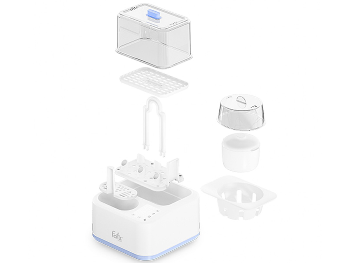 Máy tiệt trùng sấy khô nấu cháo tích hợp hâm sữa CAPTAIN 2 PLUS Fatzbaby FB4316SL