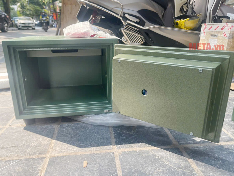 Két sắt chống cháy Hòa Phát KS35N (khóa chìa và khóa mã)