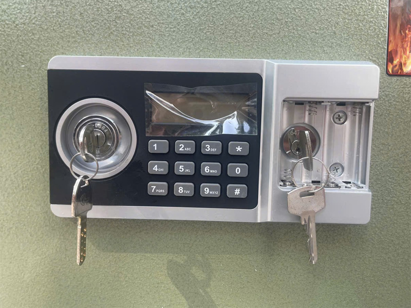 Két sắt chống cháy Hòa Phát KS50NDT (khóa chìa và khóa điện tử)