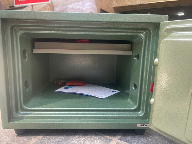 Két sắt chống cháy Hòa Phát KS50NDT (khóa chìa và khóa điện tử)