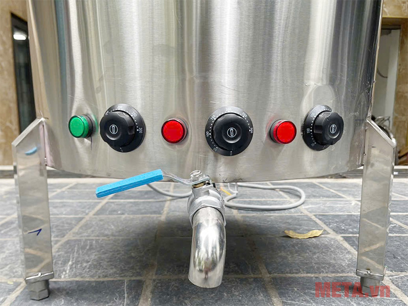 Nồi nấu cháo công nghiệp 100 lít NC100 (Công nghệ dầu dẫn nhiệt)