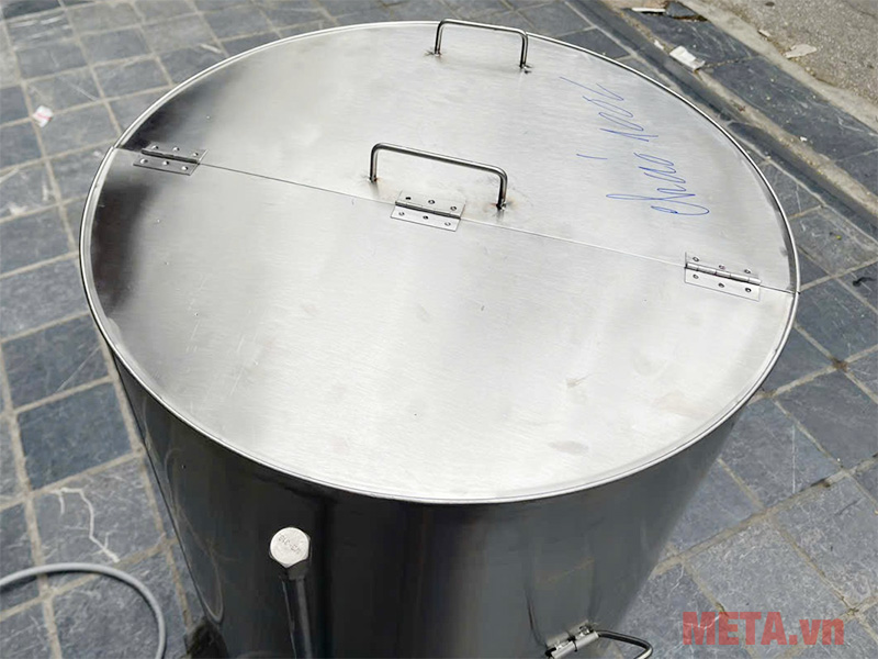 Nồi nấu cháo công nghiệp 100 lít NC100 (Công nghệ dầu dẫn nhiệt)