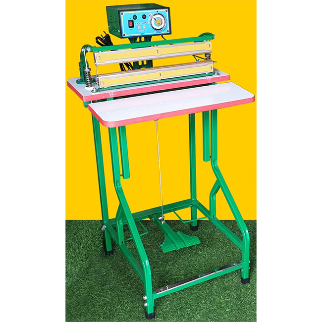 Máy hàn miệng túi dập chân M5-400 mm