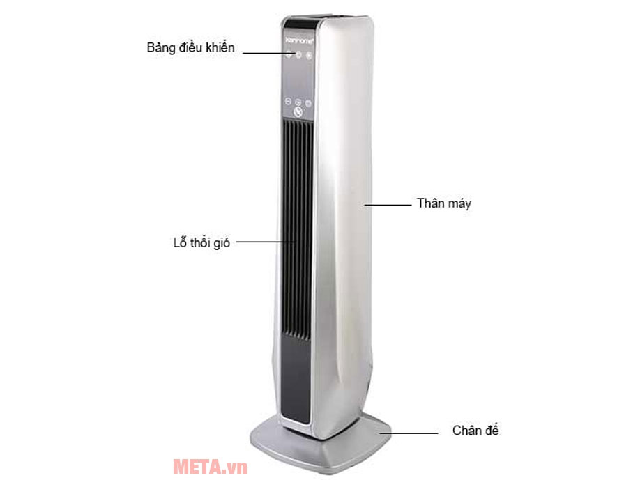 Máy sưởi tháp Korihome EHK-362