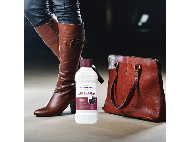 Kem dưỡng và làm sạch đồ da 2 trong 1 Leather Cream Stanhome 250ml