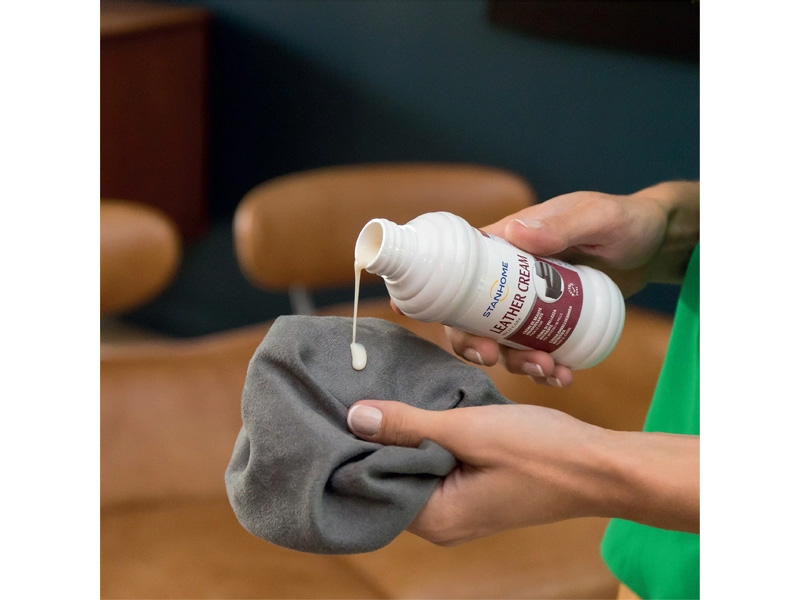 Kem dưỡng và làm sạch đồ da 2 trong 1 Leather Cream Stanhome 250ml