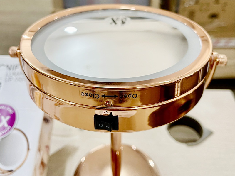 Gương trang điểm tròn để bàn luxury Rio MMST