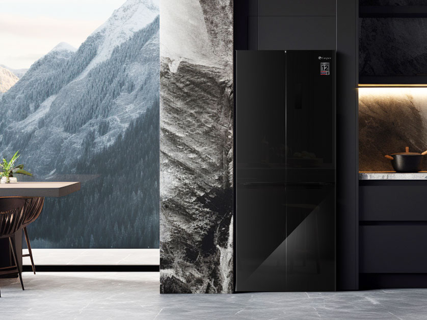 Thiết kế đẳng cấp không gian lưu trữ rộng rãi ấn tượng Tủ lạnh Casper Inverter 430 lít RM-D430GBS - META.vn