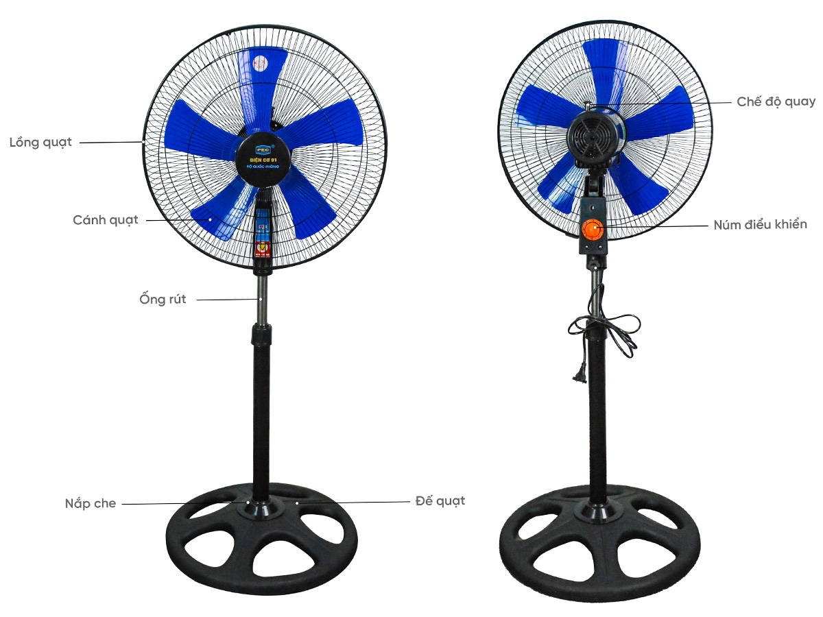 Quạt đứng Điện Cơ 91 QĐ-CN450P5