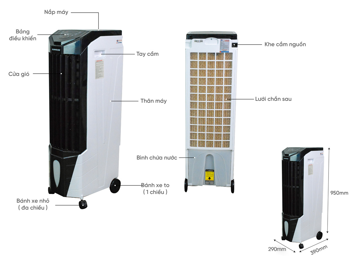 Máy làm mát không khí Sunhouse SHD7719