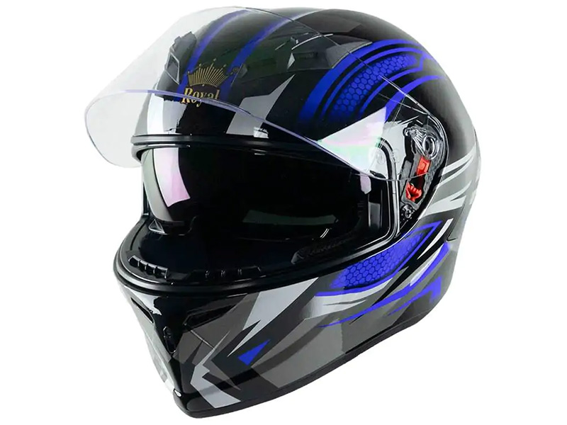 Mũ bảo hiểm Fullface 2 kính Royal M266 tem
