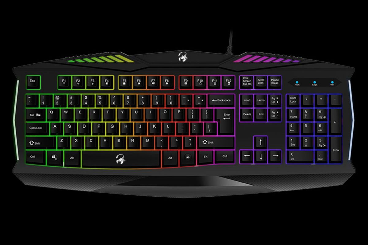 Bàn phím có dây Genius Scorpion K220 (có đèn chiếu sáng 7 màu)